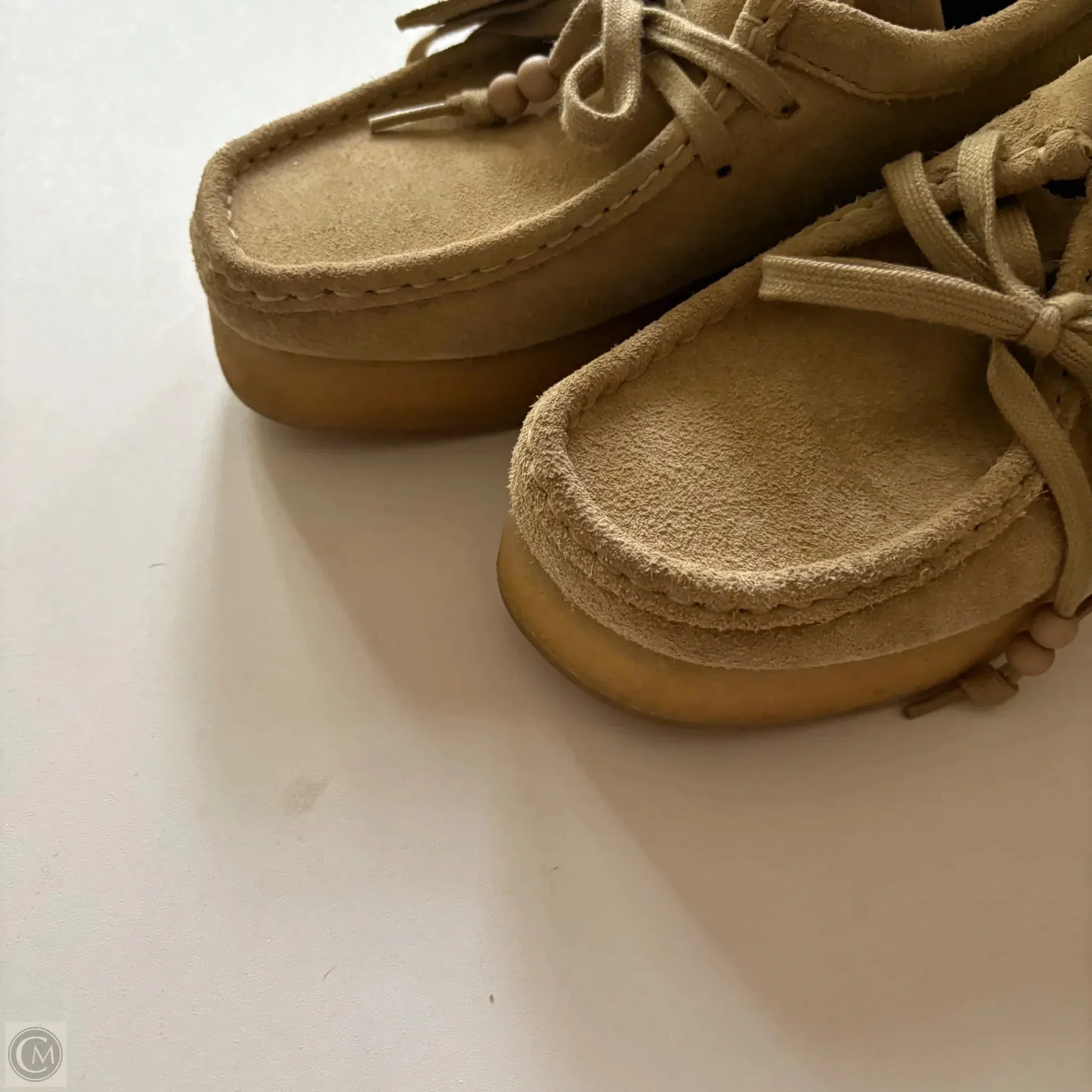 Shoes Heels Block By Clarks In Beige, Size: 7.5 clarks