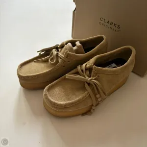 Shoes Heels Block By Clarks In Beige, Size: 7.5 clarks