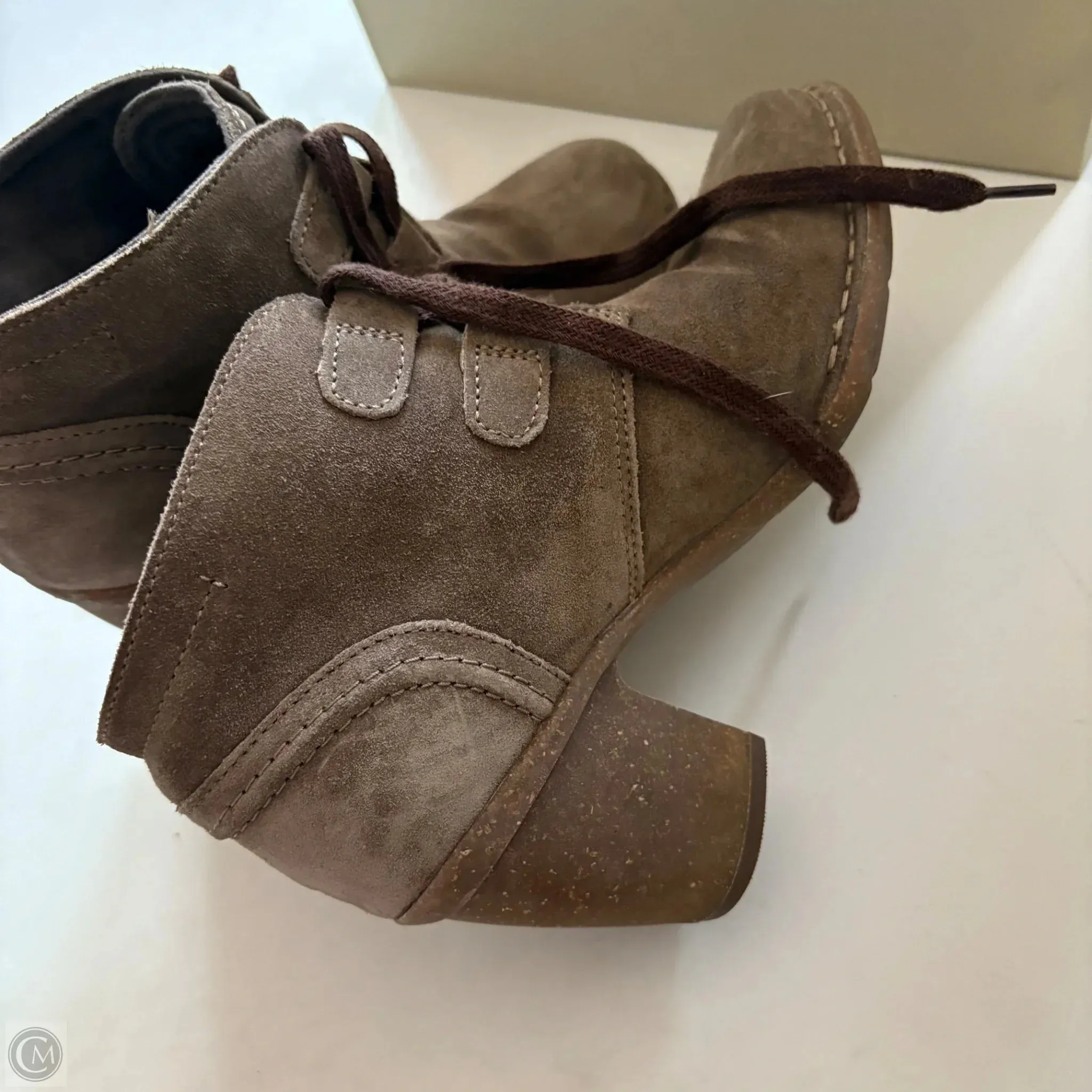 Shoes Heels Block By Clarks In Brown, Size: 7 clarks