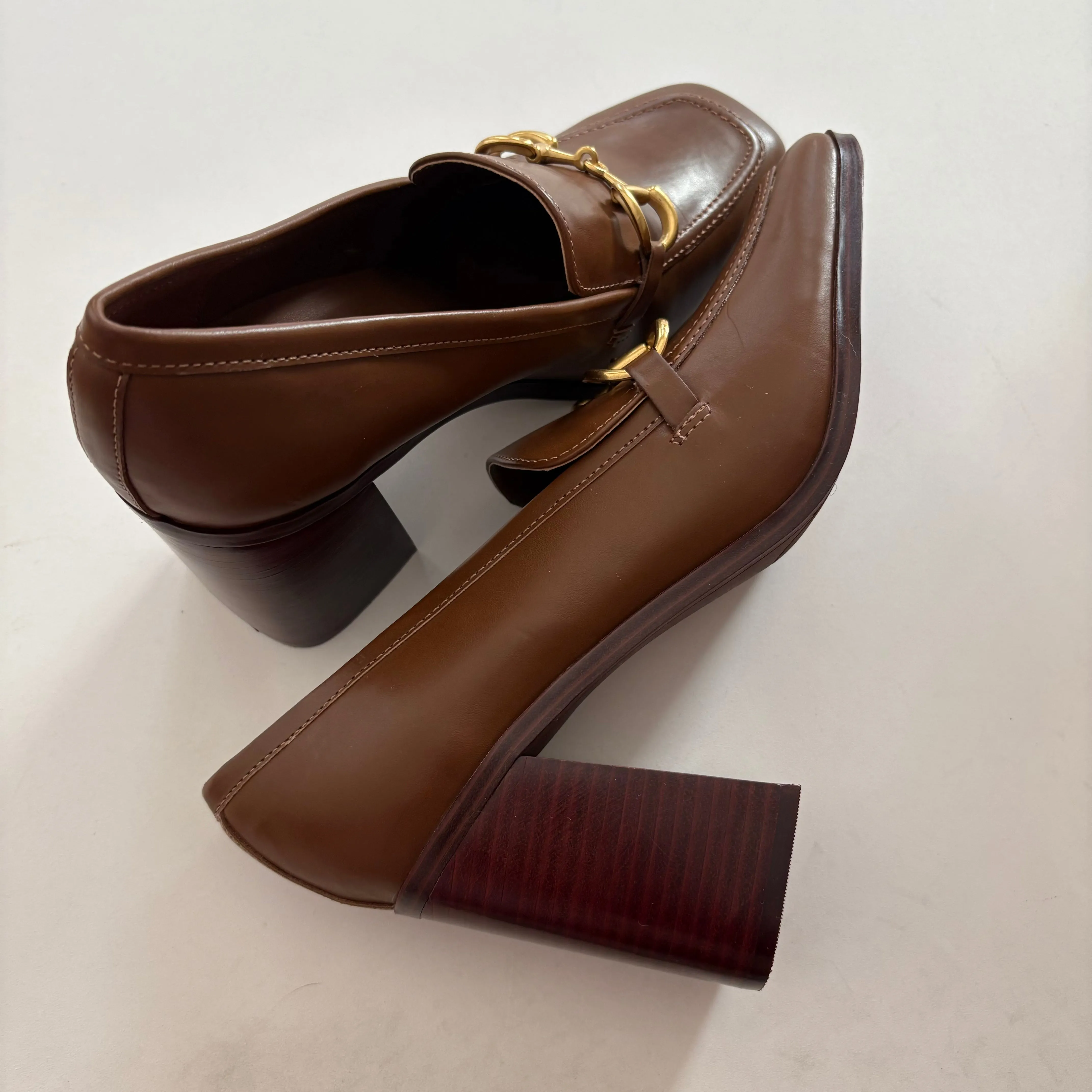Shoes Heels Block By Marc Fisher In Brown, Size: 10 marc-fisher