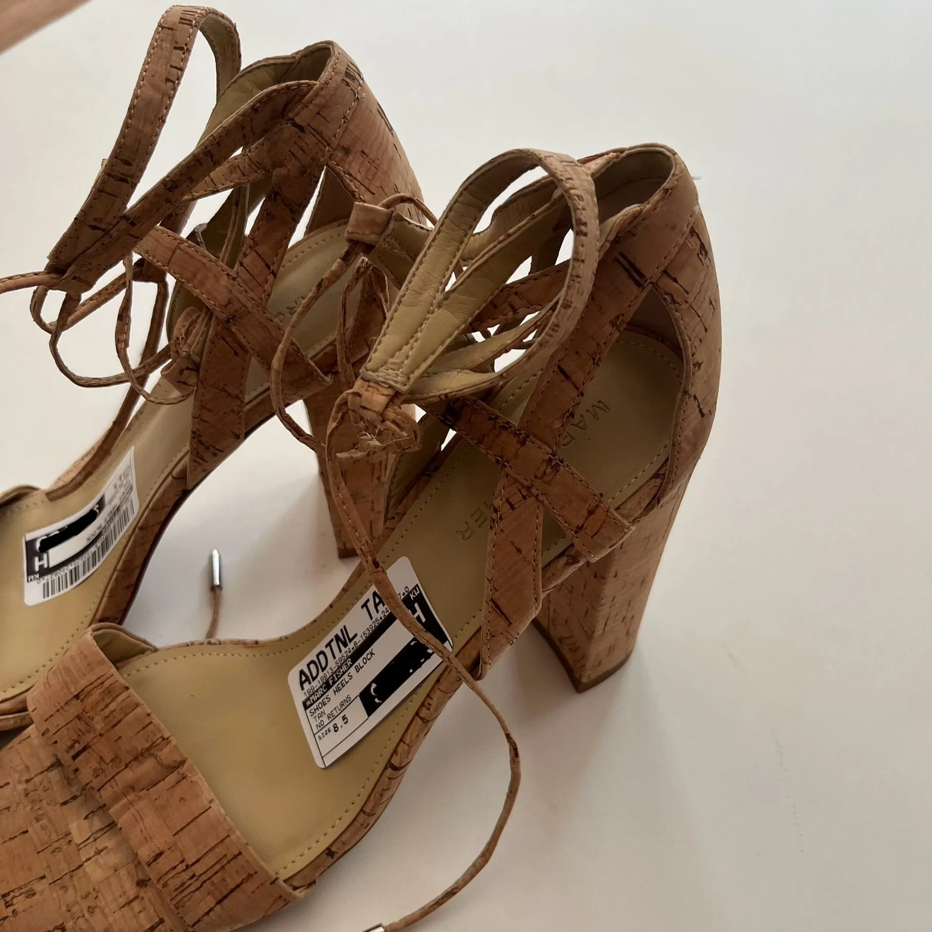 Shoes Heels Block By Marc Fisher In Tan, Size: 8.5 marc-fisher