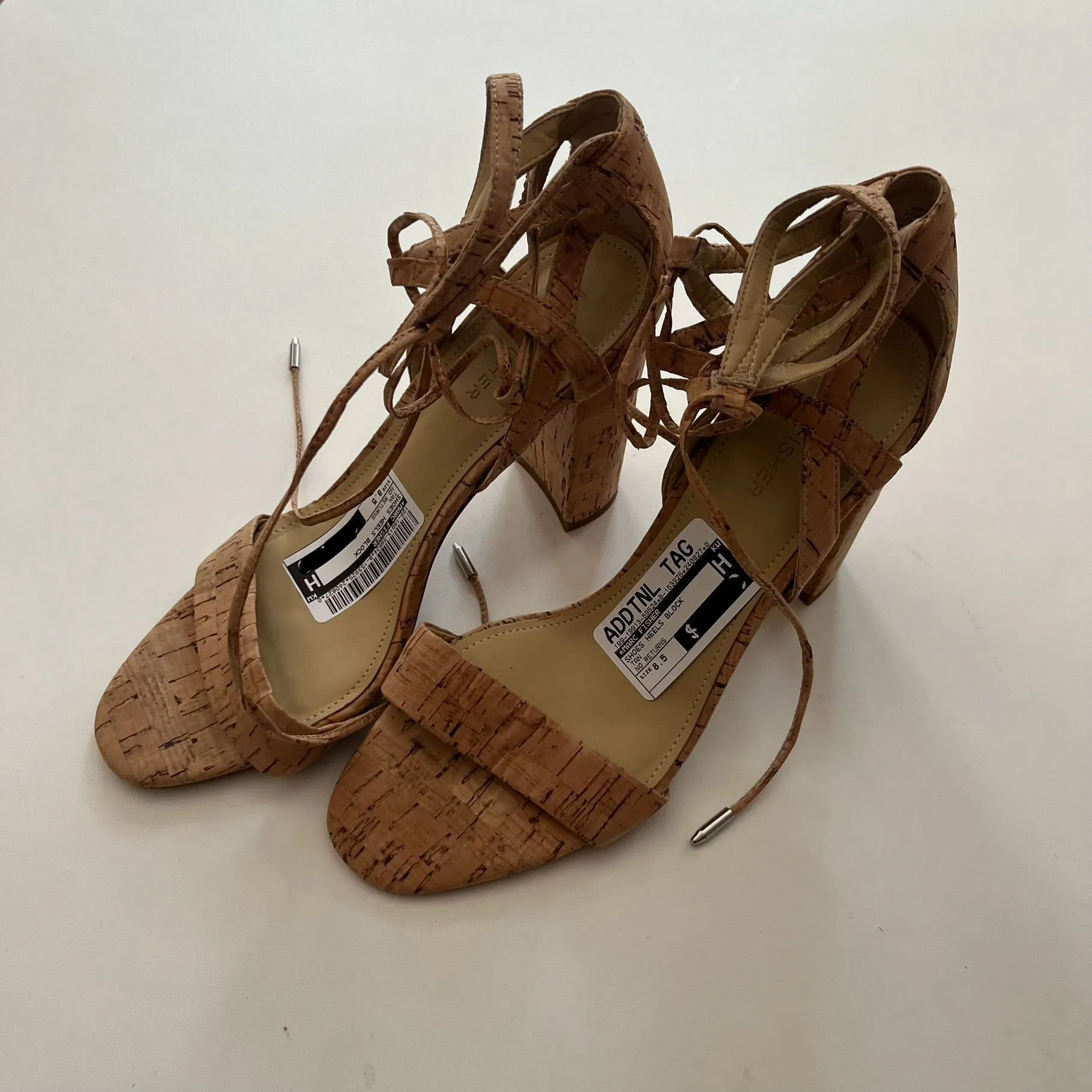 Shoes Heels Block By Marc Fisher In Tan, Size: 8.5 marc-fisher
