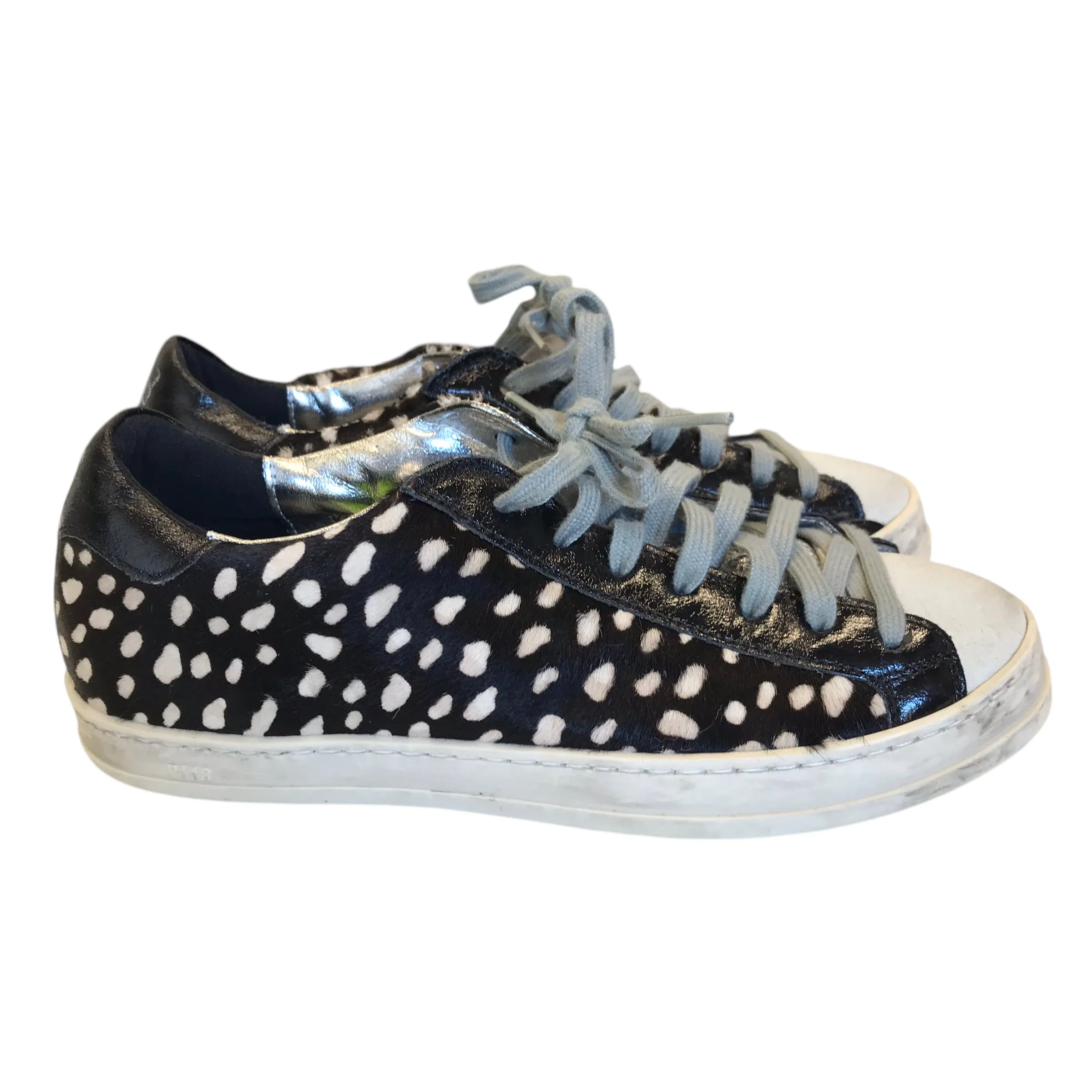 Shoes Sneakers By P448 In Black & Tan, Size:6