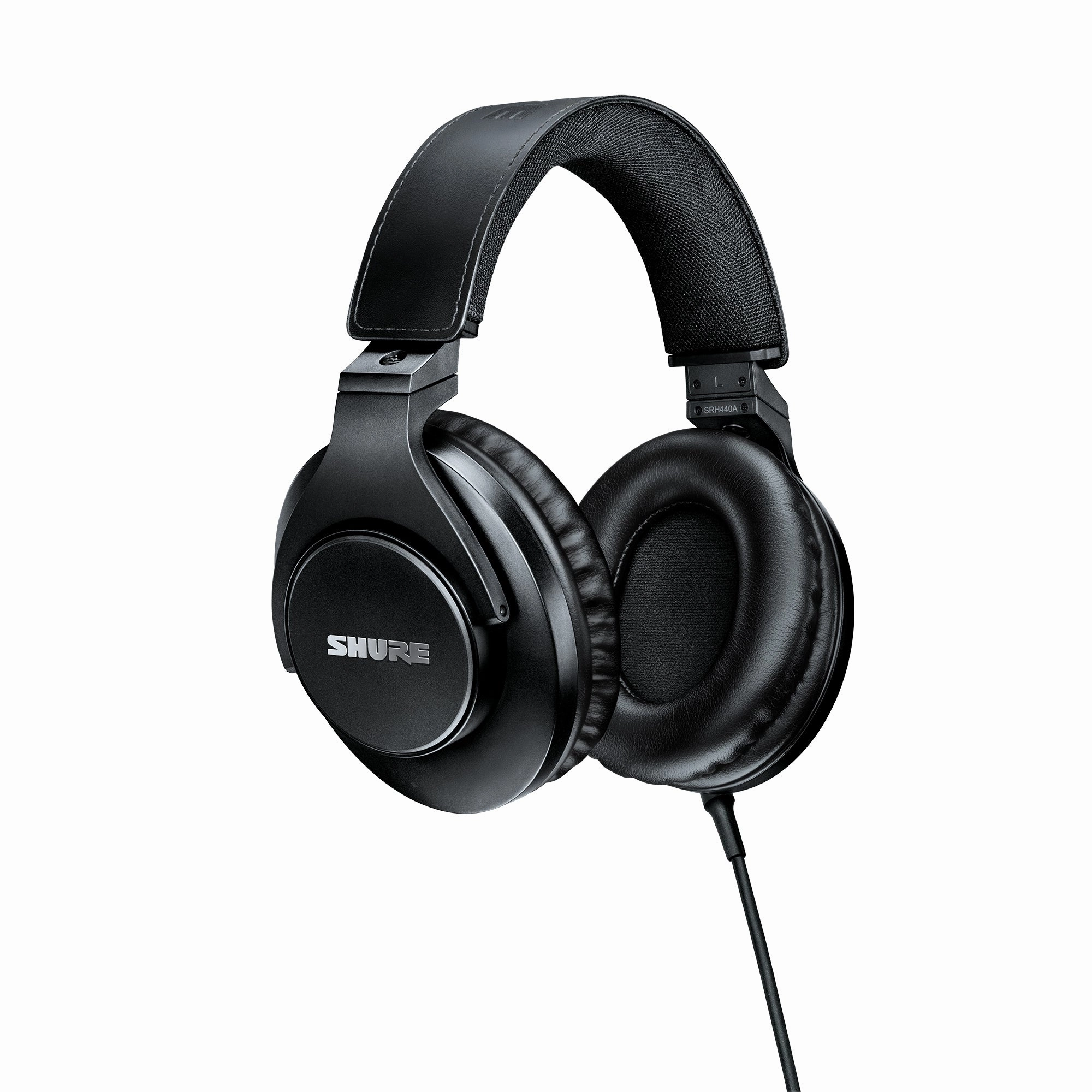 Shure SRH440A Professional Studio Headphones Closed Back Headphones,Noise-isolating Headphones,Sealed Cans