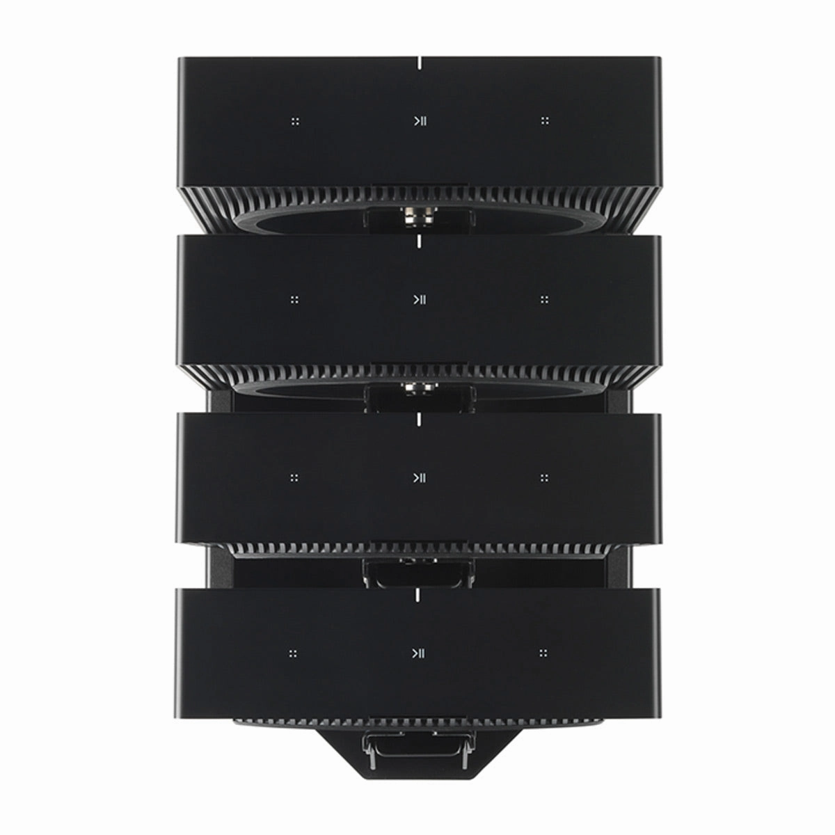 Sonos AMP Wireless Hi-Fi Players (4) with Flexson Dock (Black)