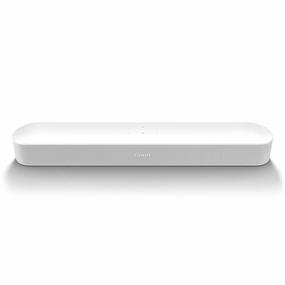 Sonos Beam Compact Smart Sound Bar with Dolby Atmos (Gen 2,White) Sonos,Smart Speakers,Wireless Audio