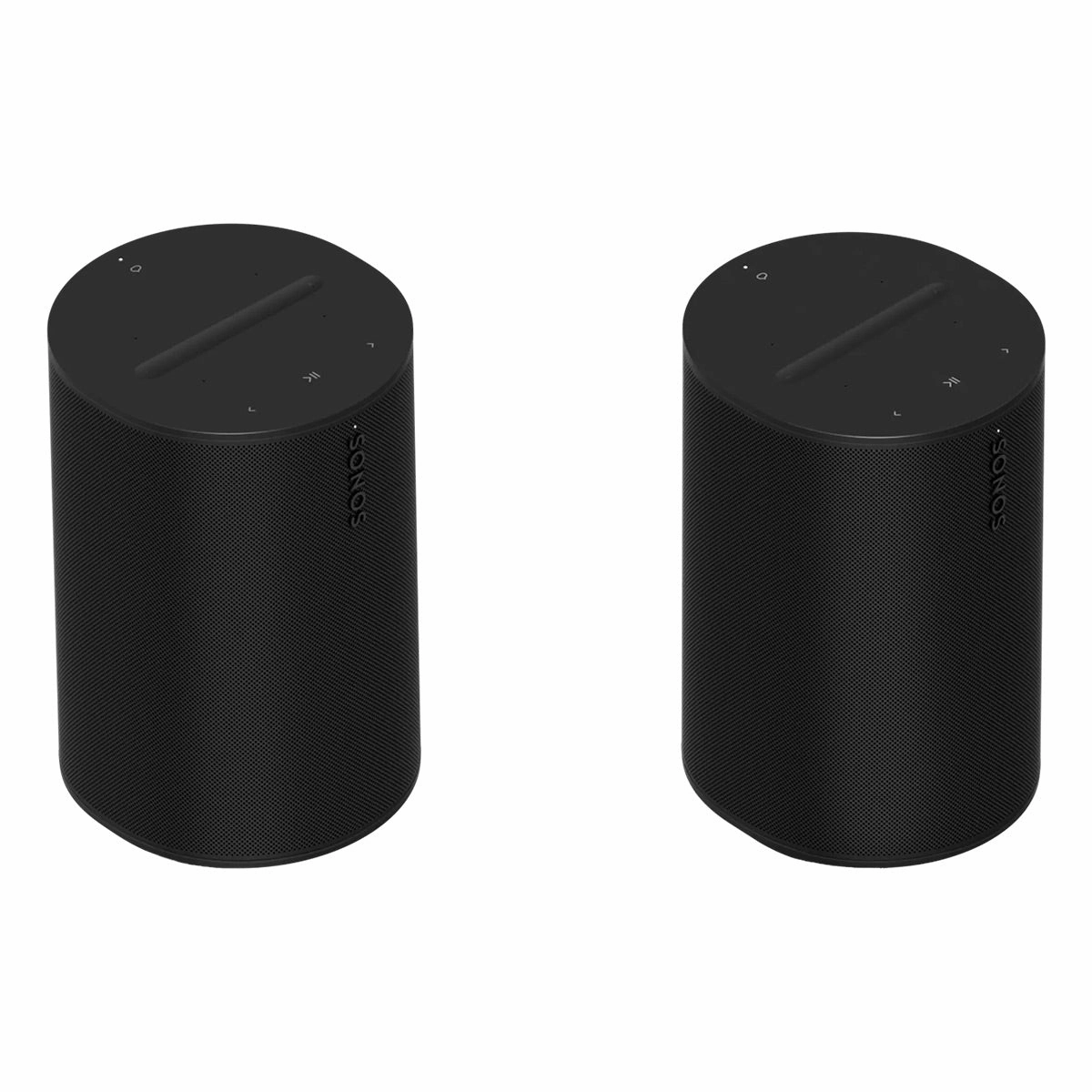 Sonos Era 100 Voice-Controlled Wireless Smart Speakers with Bluetooth, Trueplay Acoustic Tuning Technology, & Amazon Alexa Built-In - Pair (Black) Wireless & Multiroom Speakers,WiFi Speakers,Connected Audio