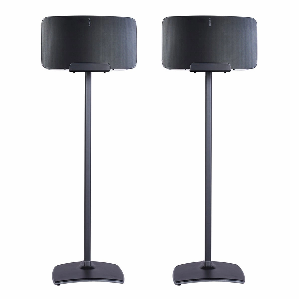 Sonos Five Wireless Speaker for Streaming Music with Sanus Wireless Speaker Stand - Pair (Black) Sonos,Smart Speakers,Wireless Audio