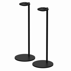 Sonos Floorstands for Sonos One and PLAY:1 - Pair (Black) Speaker stands,Audio Stands,Speaker Mounts