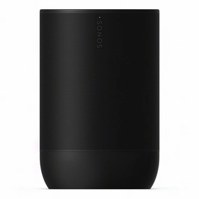 Sonos Move 2 Portable Smart Speaker with 24-Hour Battery Life, Bluetooth, and Wi-Fi (Black) Wireless & Multiroom Speakers,WiFi Speakers,Connected Audio