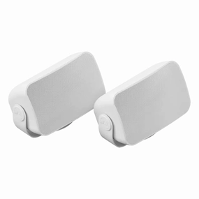 Sonos OUTDRWW1 Outdoor Architectural Speakers - Pair (White) Outdoor Speakers,Weatherproof Audio,Patio Sound Systems