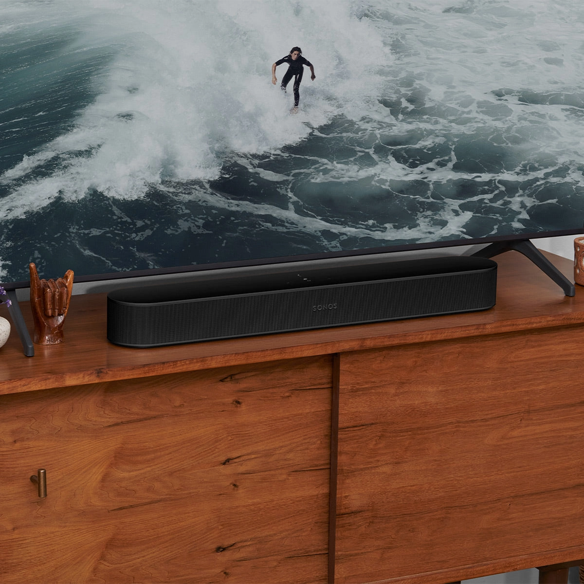 Sonos Personal Entertainment Set with Ace Wireless Noise Canceling Headphones and Beam Smart Sound Bar (Black)