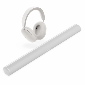 Sonos Personal Entertainment Set with Arc Wireless Soundbar and Ace Wireless Noise Canceling Headphones (White) Soundbars,TV Sound Systems,Bar Speakers