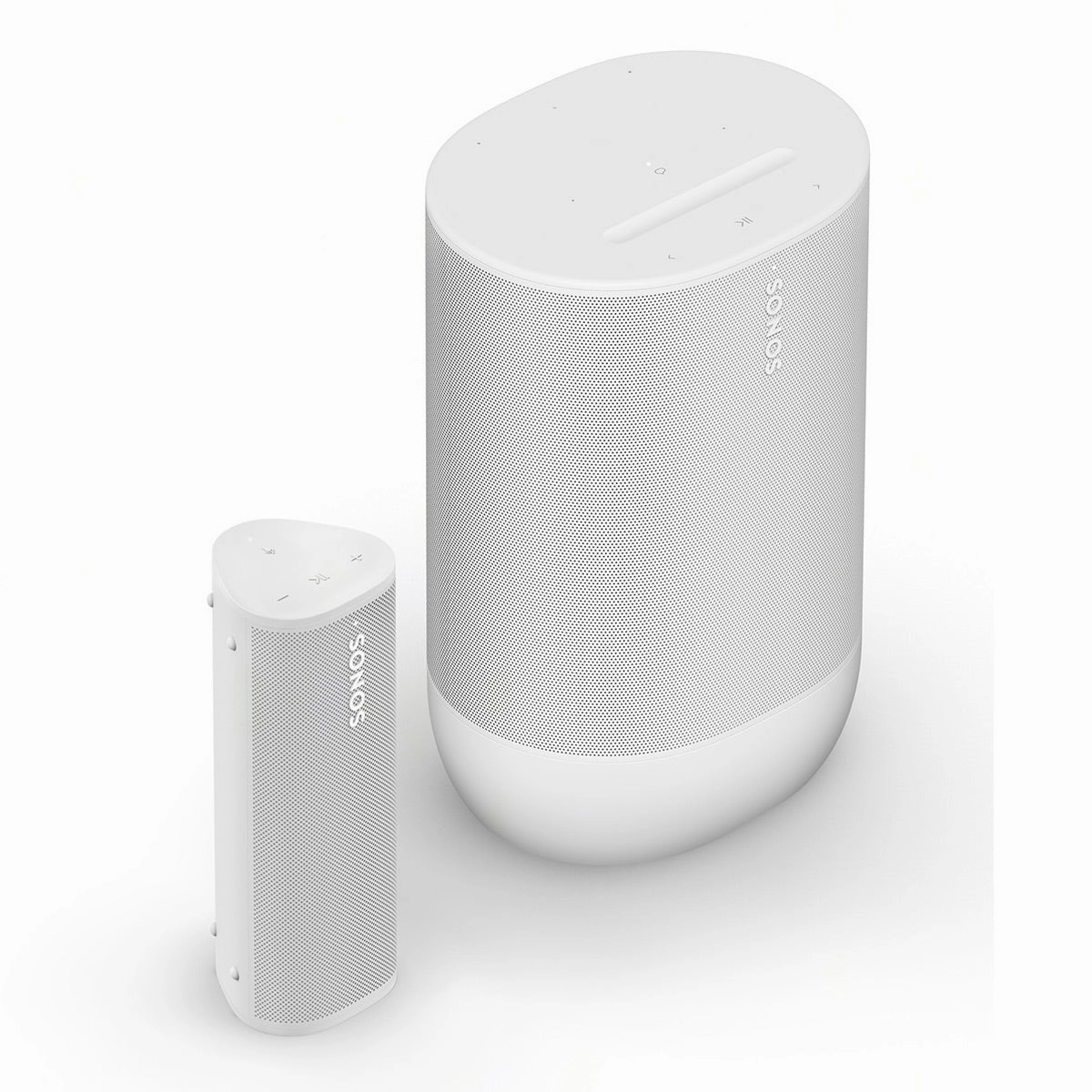 Sonos Portable Set with Move 2 and Roam 2 (White) Wireless & Multiroom Speakers,WiFi Speakers,Connected Audio