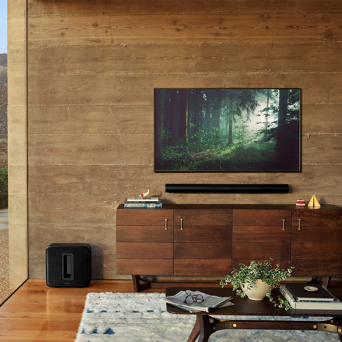Sonos Premium Personal Entertainment Set with Arc Ultra Soundbar, Sub 4 Subwoofer, Ace Headphones, & Pair of Era 300 Wireless Speakers (Black)