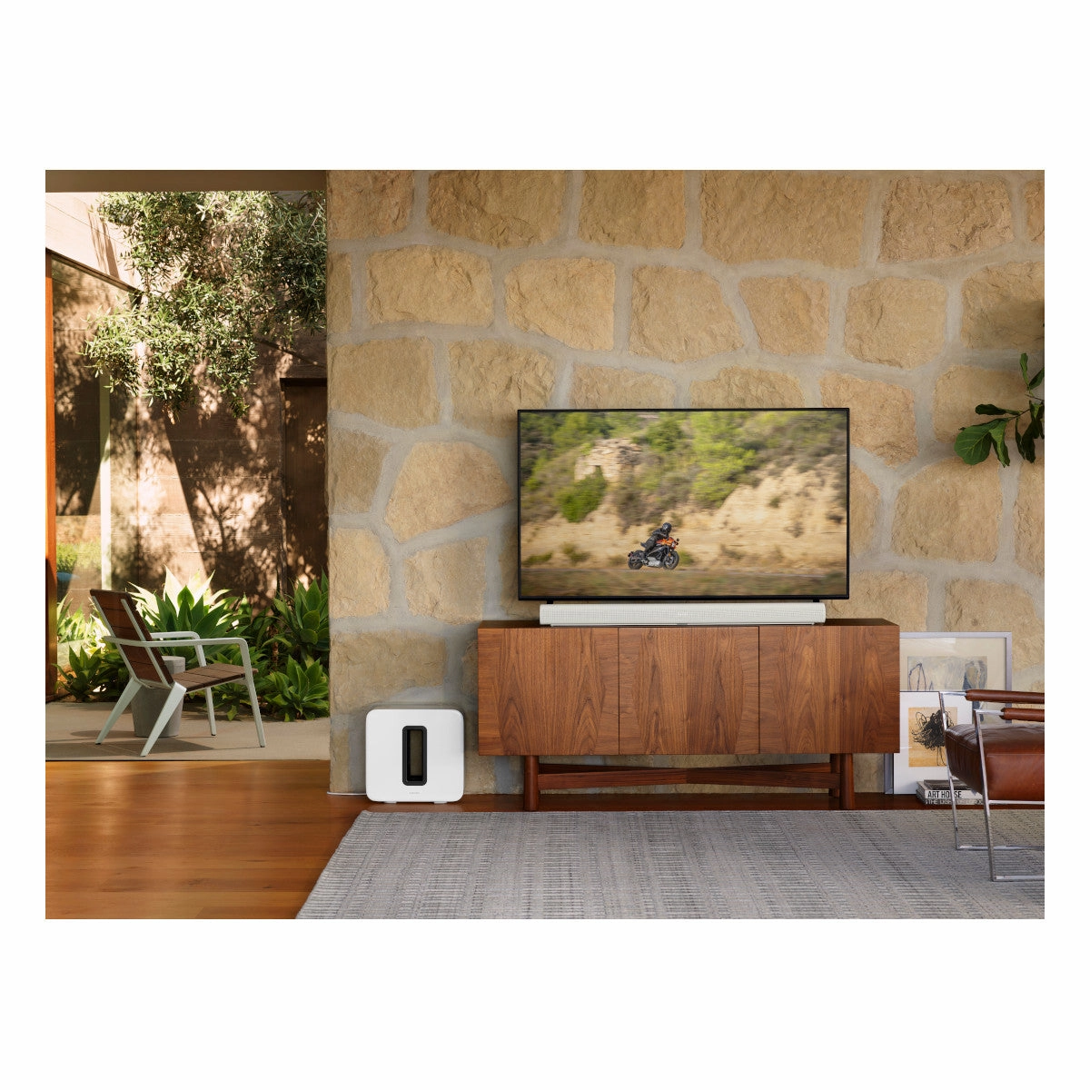 Sonos Surround Set with Arc Wireless Soundbar and Pair of Era 100 Wireless Smart Speakers (White)