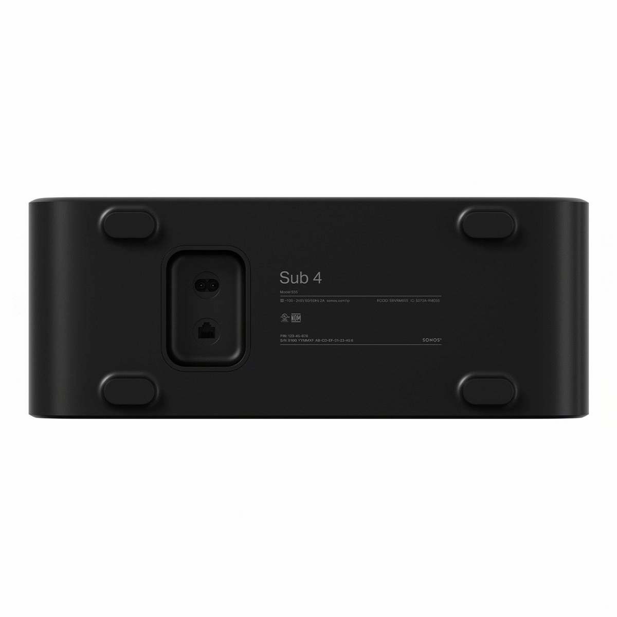 Sonos Ultimate Home Theater Completion Set with Sub 4 Subwoofer & Pair of Era 300 Wireless Speakers (Black)