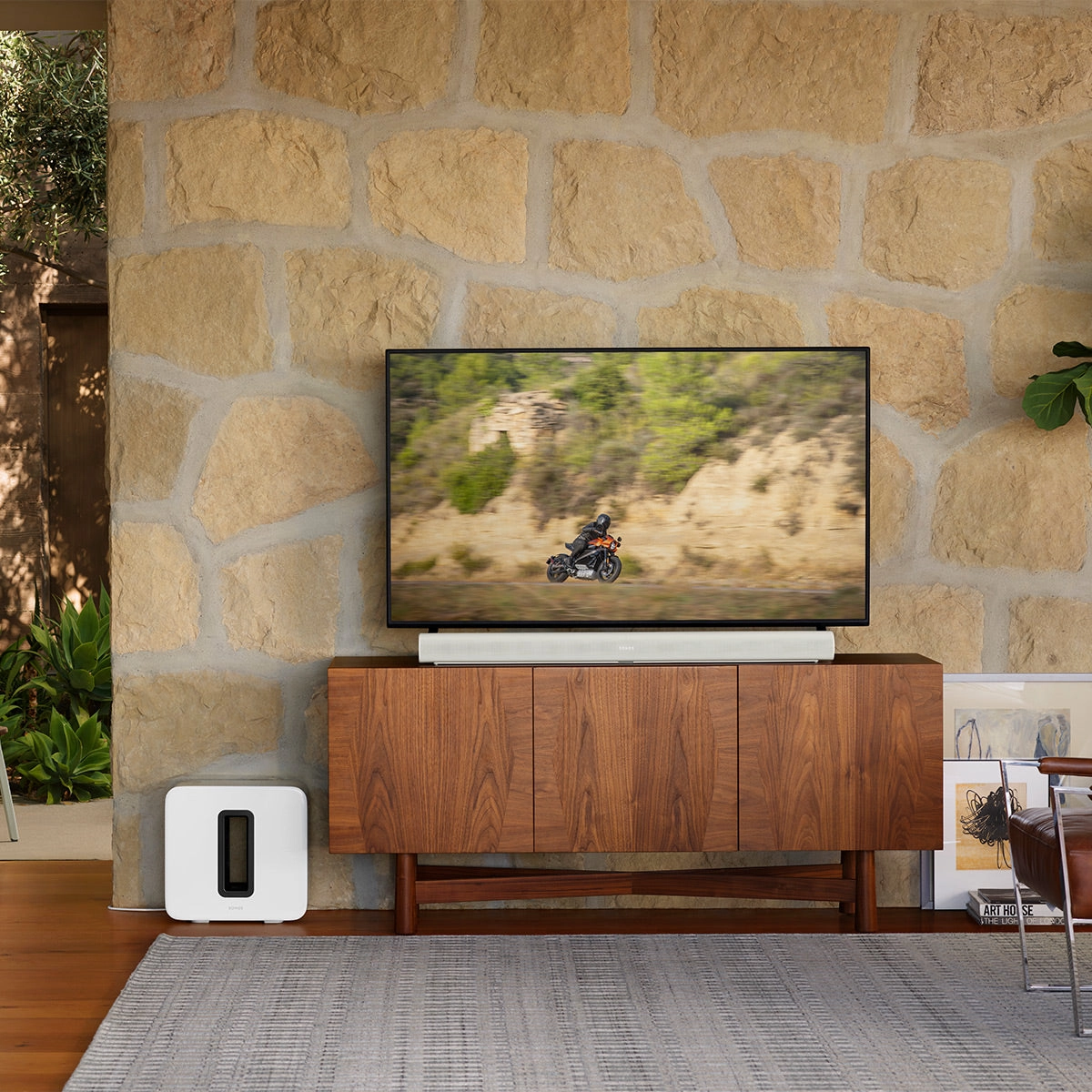 Sonos Ultimate Immersive Set with Arc Ultra Soundbar, Sub 4 Subwoofer, & Pair of Era 300 Wireless Speakers (White)