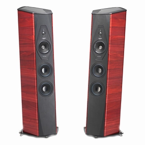 Sonus faber Il Cremonese High Resolution Floorstanding Loudspeakers - Pair (Red) Sonus Faber,Italian Speakers,Luxury Audio