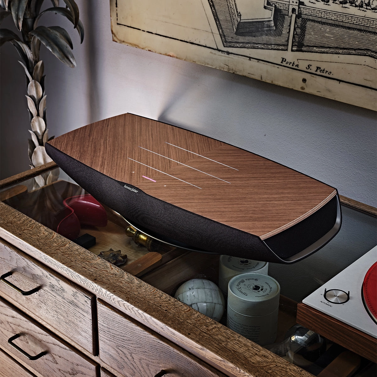 Sonus faber Omnia Wireless Speaker - Each (Walnut)