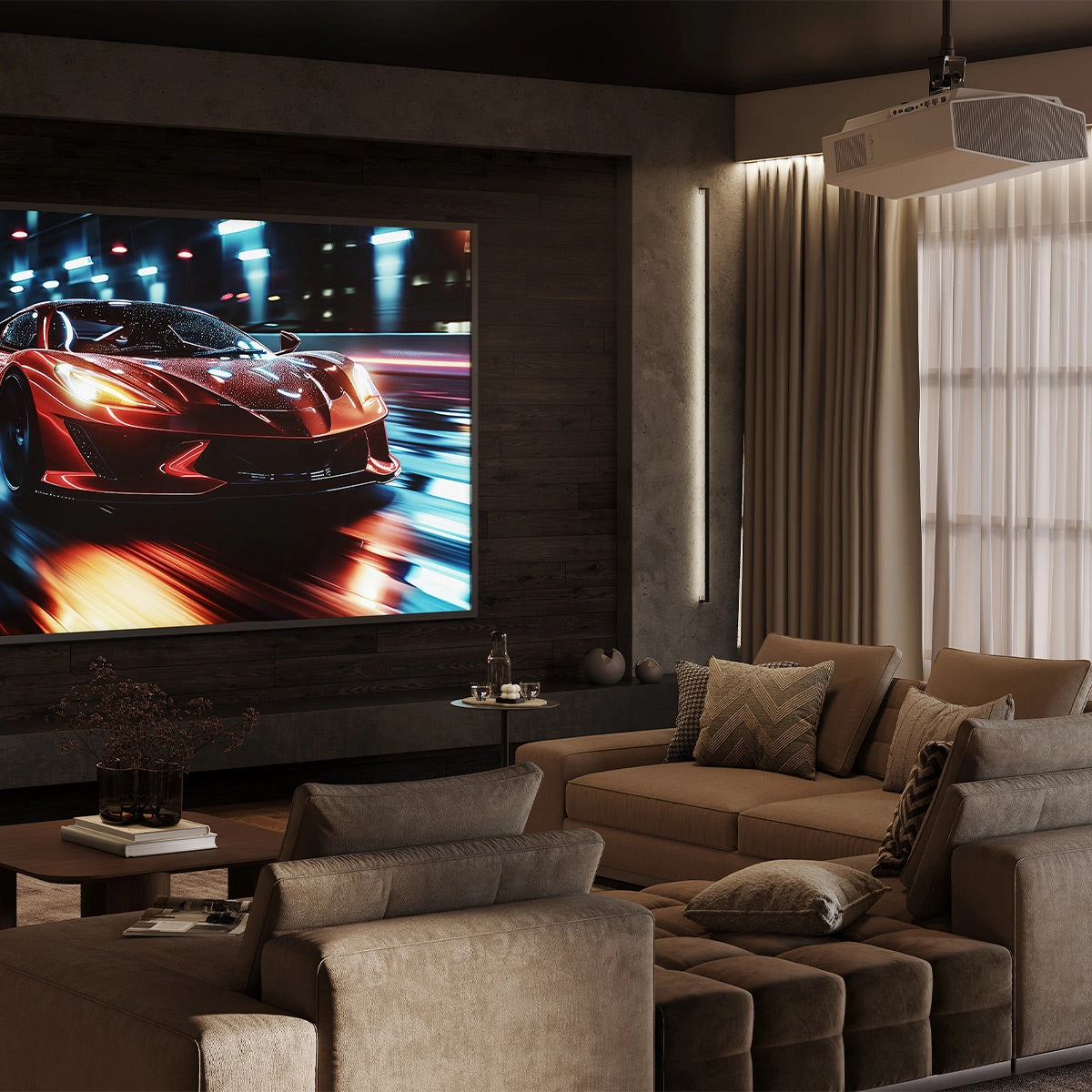 Sony Bravia Projector 7 4K HDR Laser Home Theater Projector (White)