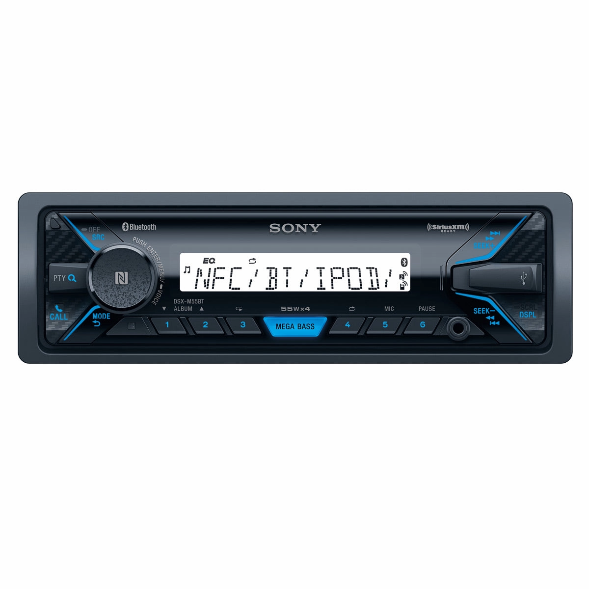 Sony Mobile DSX-M55BT Marine Digital Media Receiver with Bluetooth Marine stereos & amplifiers,Waterproof Audio,Marine Electronics