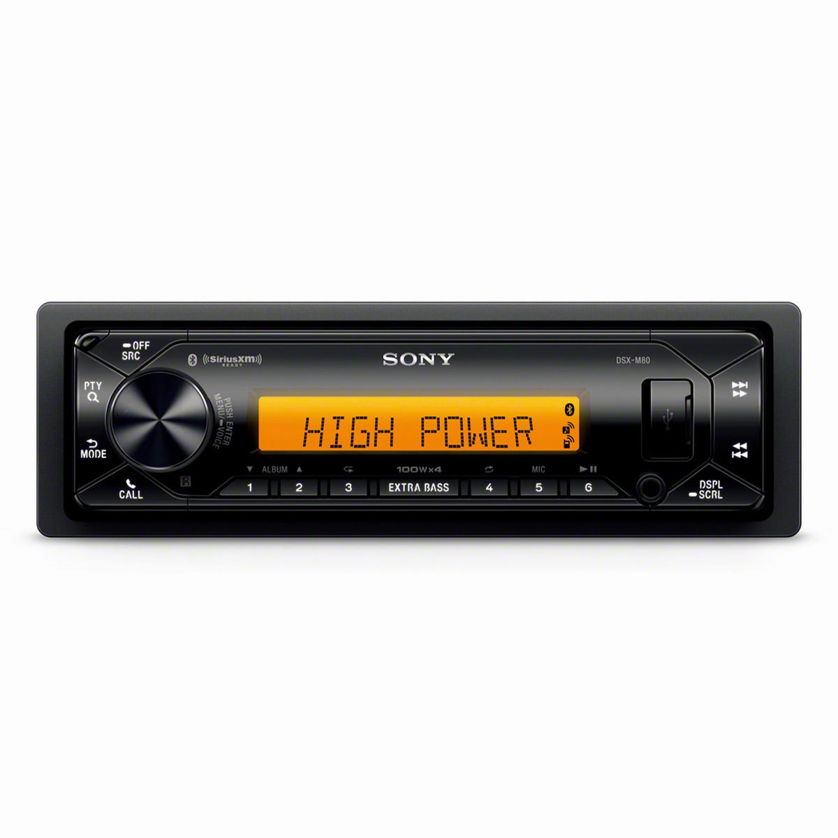 Sony Mobile DSX-M80 180W RMS 1-DIN Marine Digital Media Receiver Marine stereos & amplifiers,Waterproof Audio,Marine Electronics