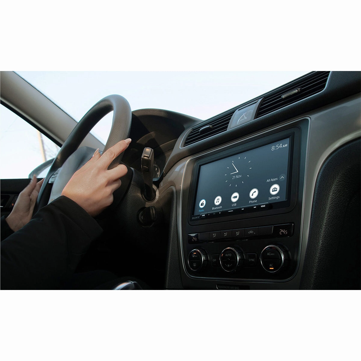 Sony Mobile XAV-AX4000 Digital Multimedia Receiver with Android Auto and Apple CarPlay