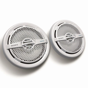 Sony Mobile XS-MP1611 Marine 6-1/2" Dual Cone Speakers - Pair (White) Marine speakers & subwoofers,Boat Audio,Nautical Sound Systems