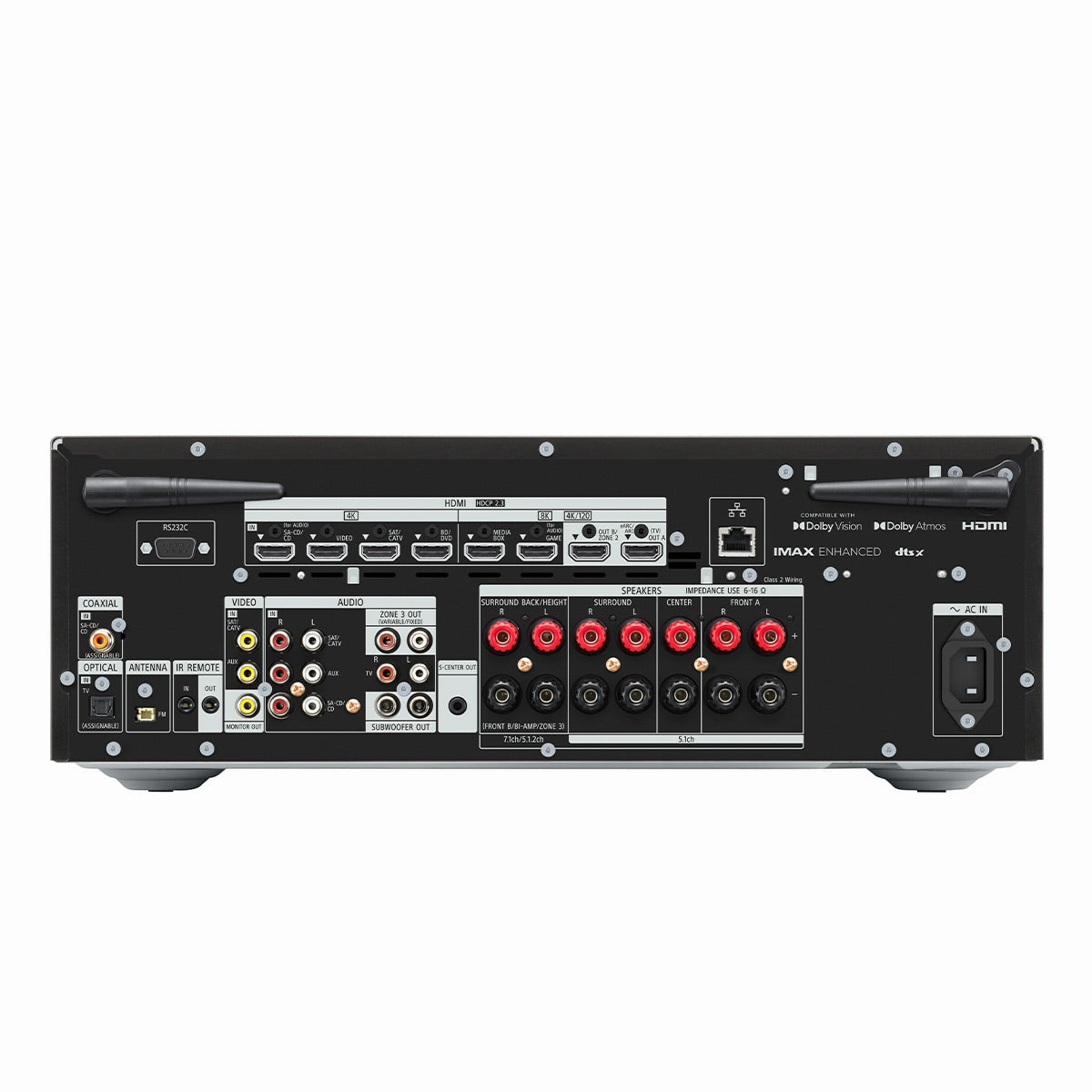 Sony STR-AZ1000ES 7.2 Channel 8K Home Theater AV Receiver with Sonos Port Wi-Fi Network Streamer