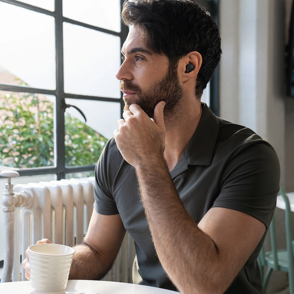 Sony WF-1000XM5 Wireless Noise Cancelling In-Ear Headphone Bundle with gSport Hardshell Case (Black)