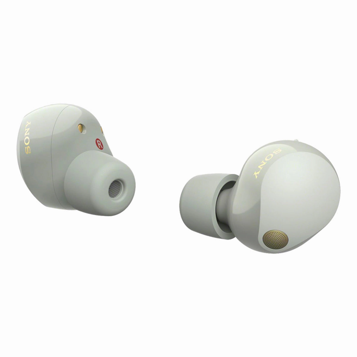 Sony WF-1000XM5 Wireless Noise Cancelling In-Ear Headphone Bundle with gSport Hardshell Case (Silver)