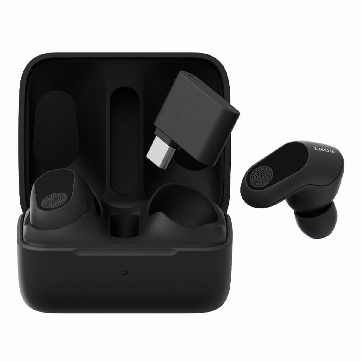 Sony WF-G700N INZONE Buds Truly Wireless Noise Cancelling Earbud Bundle with gSport Case (Black)