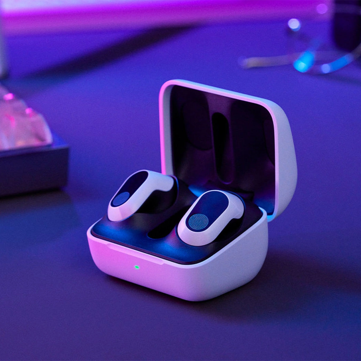 Sony WF-G700N INZONE Buds Truly Wireless Noise Cancelling Earbud Bundle with gSport Case (White)