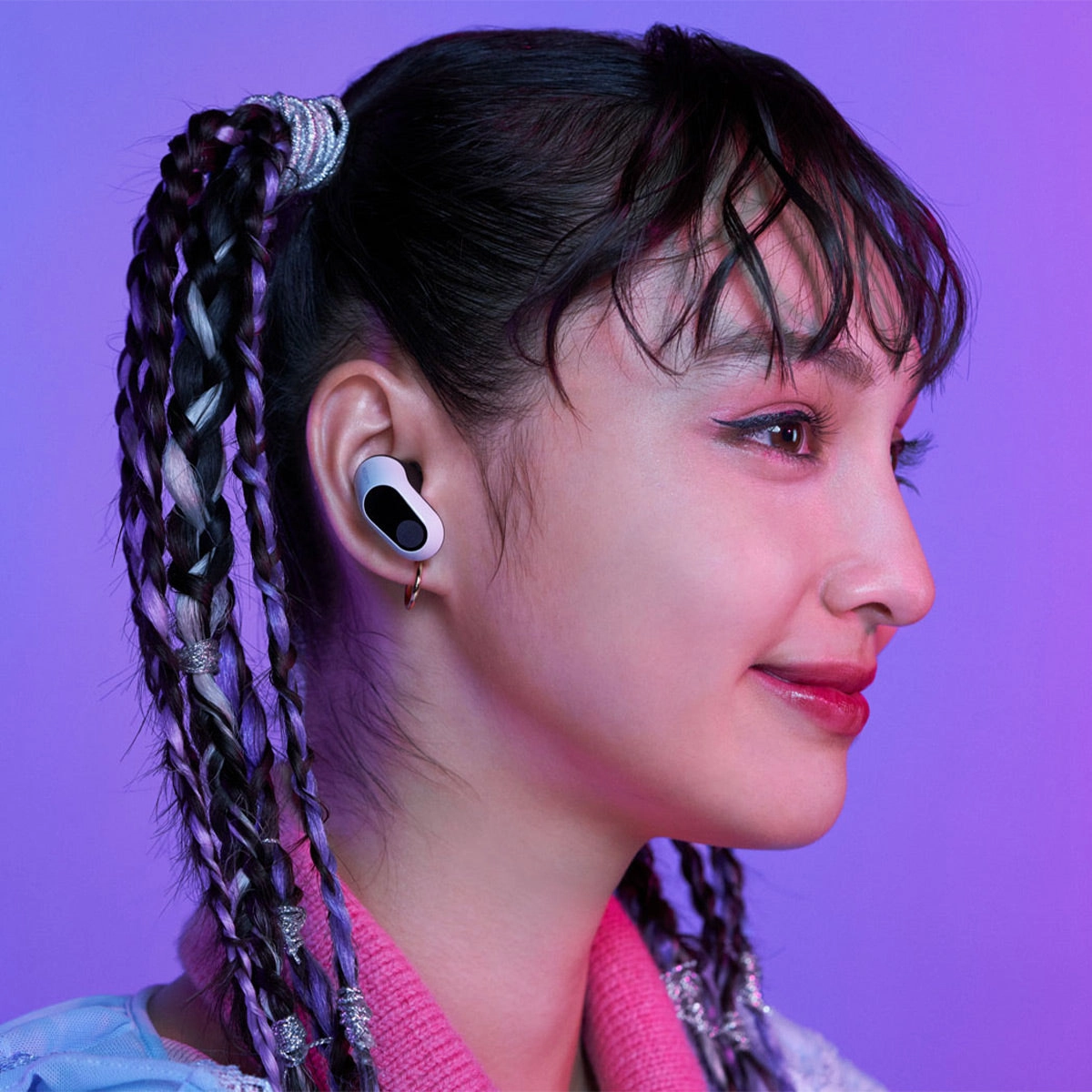 Sony WF-G700N INZONE Buds Truly Wireless Noise Cancelling Earbud Bundle with gSport Case (White)