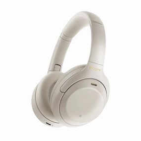 Sony WH-1000XM4 Wireless Noise Cancelling Over-Ear Headphones (Silver) Noise cancelling,ANC Headphones,Silence Technology