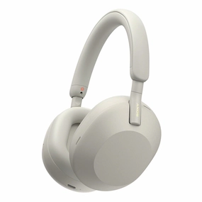 Sony WH-1000XM5 Wireless Over-Ear Noise Canceling Headphones (Silver) Noise cancelling,ANC Headphones,Silence Technology