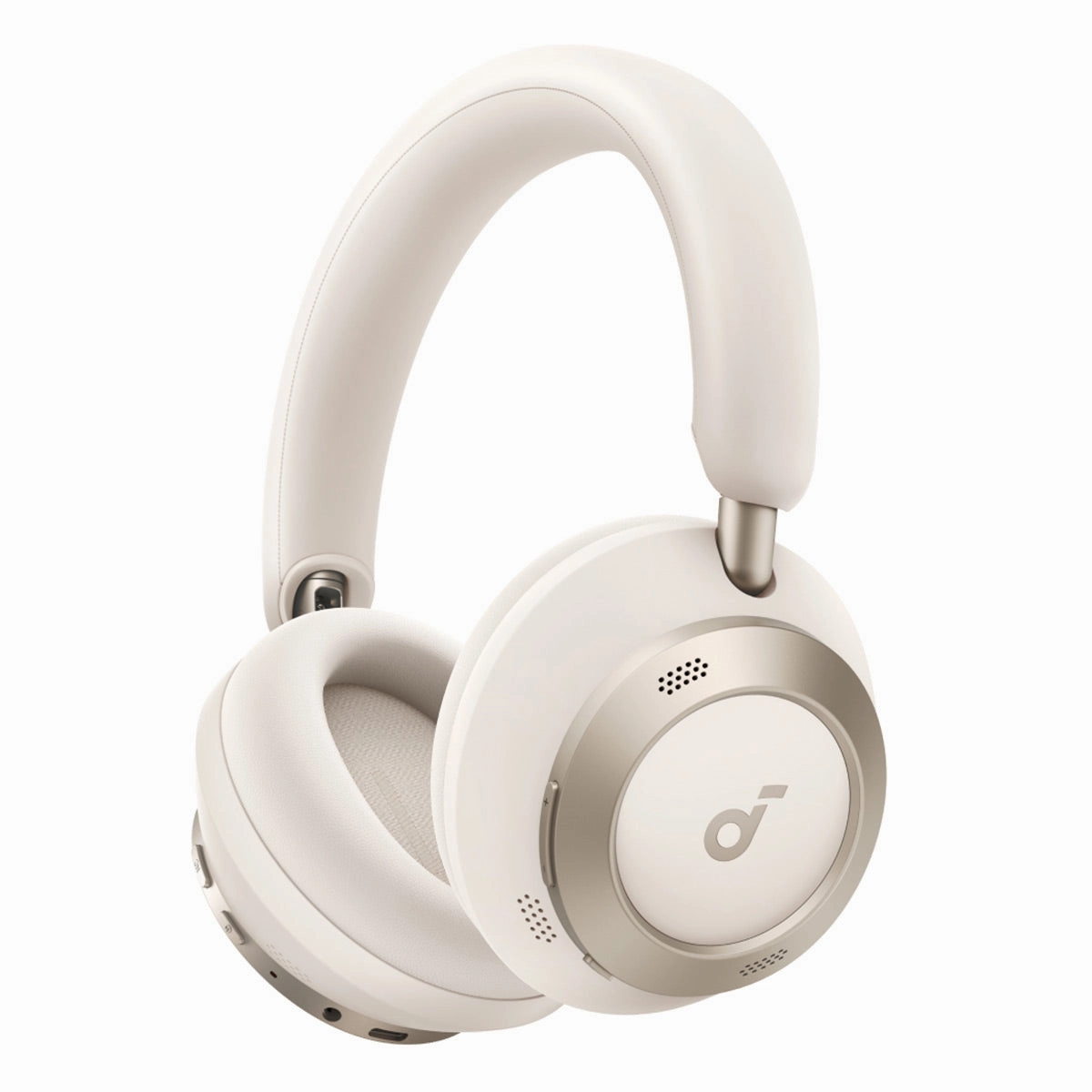 Soundcore Space One Pro Foldable Over-Ear Wireless Headphones (White) Noise cancelling,ANC Headphones,Silence Technology