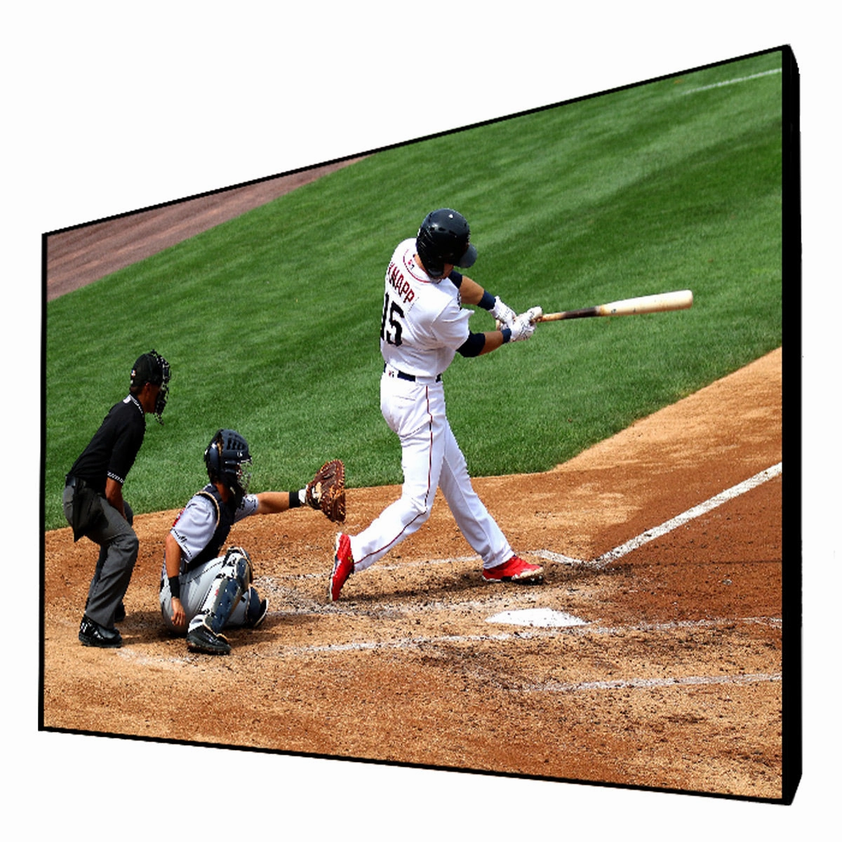 Stewart Baln Edge Fixed Frame 110" HDTV Projector Screen with Ambient Light Rejection (FireHawk G5)