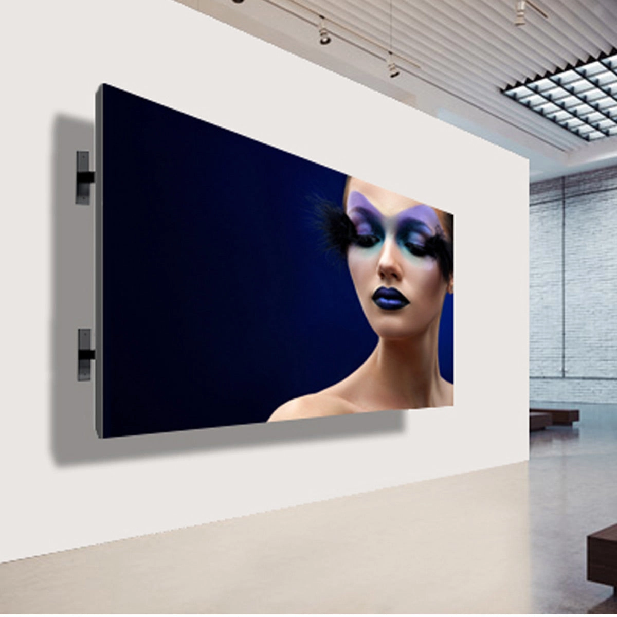 Stewart Baln Edge Fixed Frame 120&rdquo; Ultra Short Throw Projector Screen with Ambient Light Rejection (BlackHawk UST)