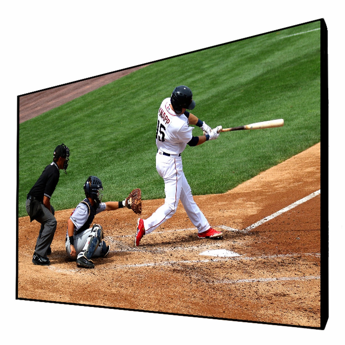 Stewart Baln Edge Fixed Frame 135" HDTV Projector Screen with Ambient Light Rejection (FireHawk G5)