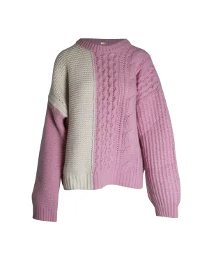 Stine Goya Chunky Knit Sweater in Multicolor Wool
