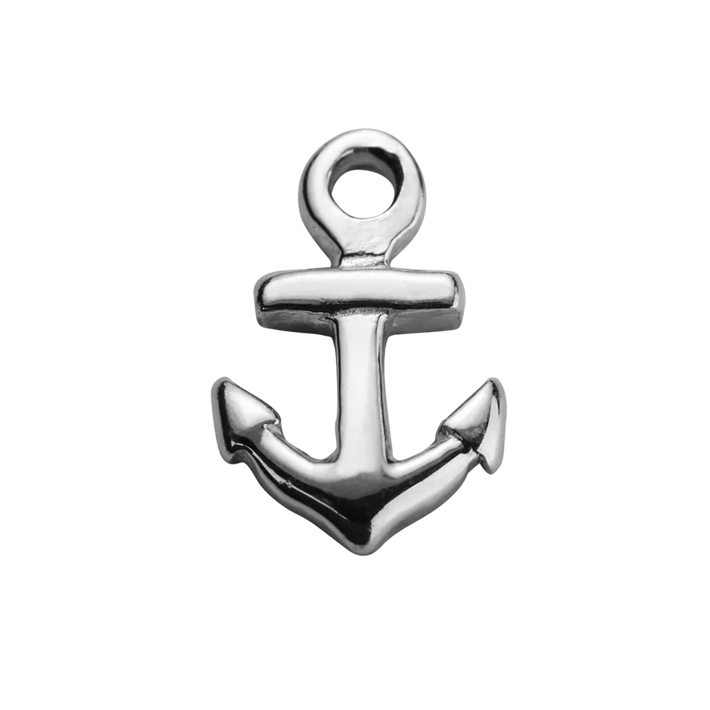 Stow Lockets Jewellery STOW Anchor (Strength) Charm - Sterling Silver