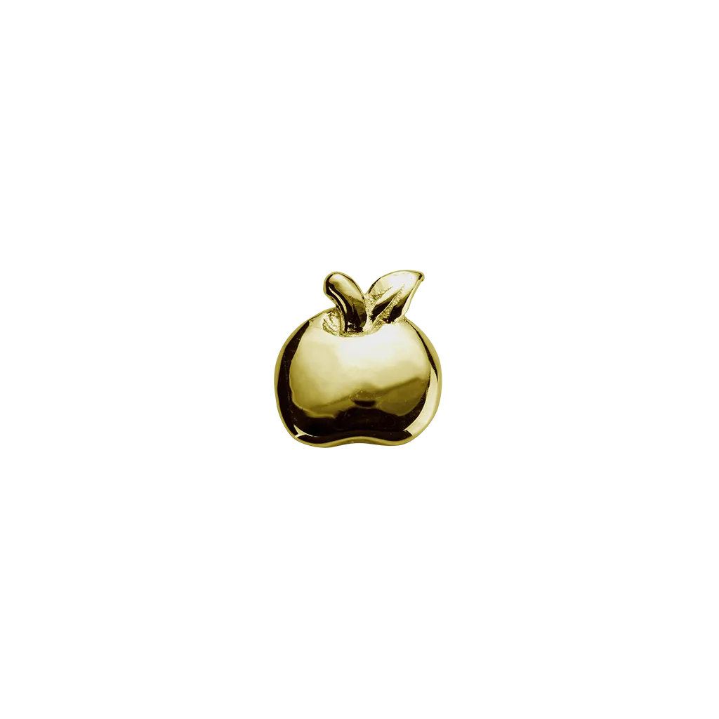 Stow Lockets Jewellery STOW Apple (Of My Eye) Charm - 9ct Yellow Gold