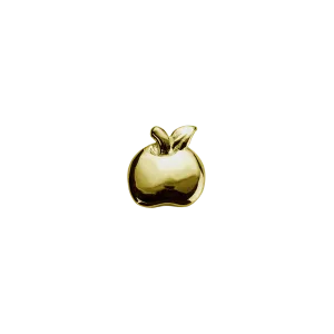 Stow Lockets Jewellery STOW Apple (Of My Eye) Charm - 9ct Yellow Gold