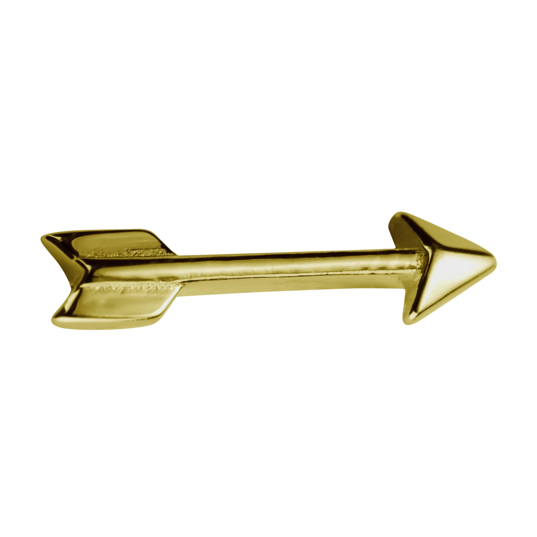 Stow Lockets Jewellery STOW Arrow (Bravery) Charm - 9ct Yellow Gold