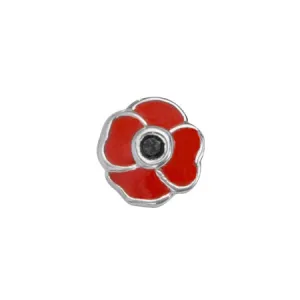 Stow Lockets Jewellery STOW August Poppy (Honour) Charm