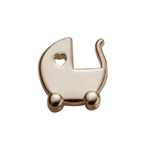 Stow Lockets Jewellery STOW Baby Pram (Blessed) Charm - 9ct Rose Gold