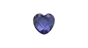 Stow Lockets Jewellery STOW Birthstone Charm - September - Iolite Heart