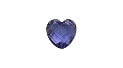 Stow Lockets Jewellery STOW Birthstone Charm - September - Iolite Heart